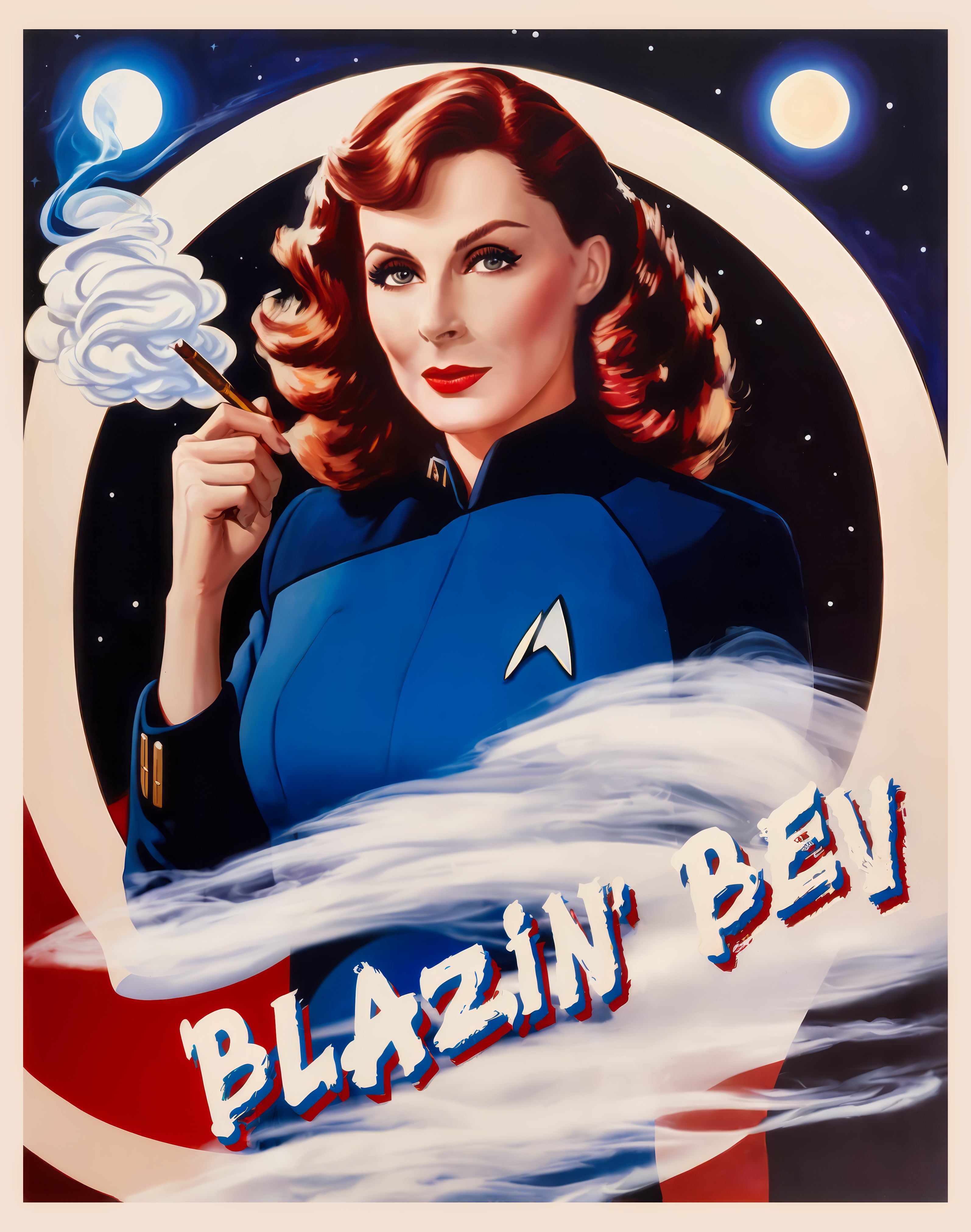 Star Trek - Blazin' Bev Unisex Jersey Tee (Bella Canvas 3001)